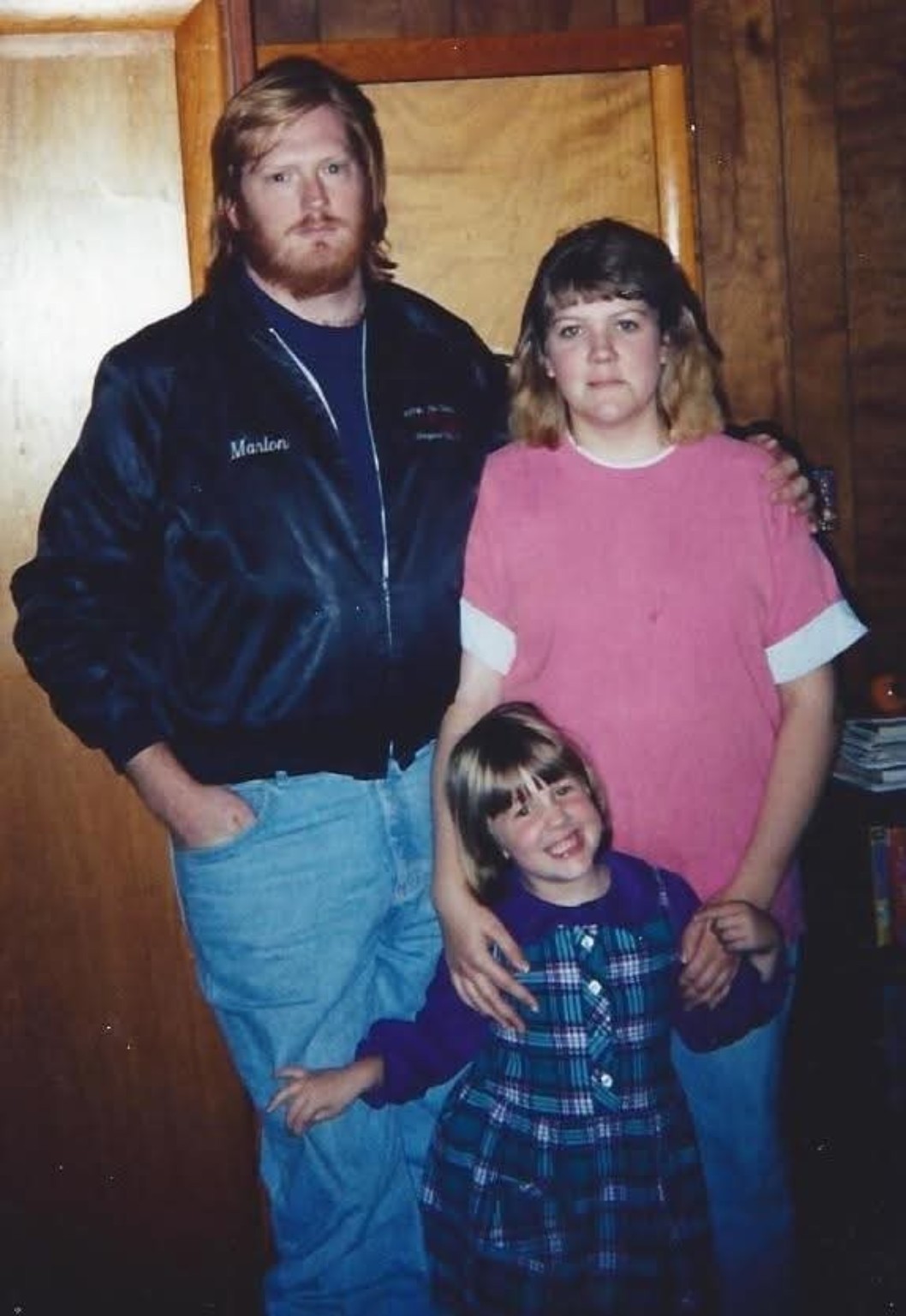 Anne, Marlon, and Katt together when Katt was young